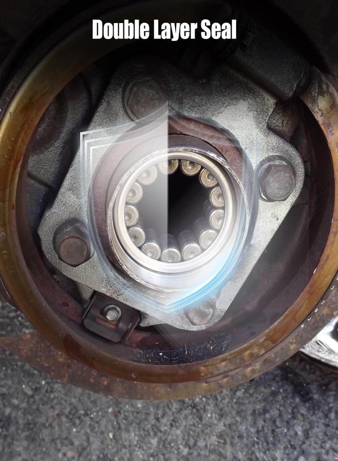 TIKSCIENCE Rear Wheel Bearings Kit Replace SET10 3230115 0K72A26151 994262K U399/U360L Fit for AMC Model 20 Nissan M226 Jeep Wrangler JK 2007-2018, Rear Axle Bearing - Image 3